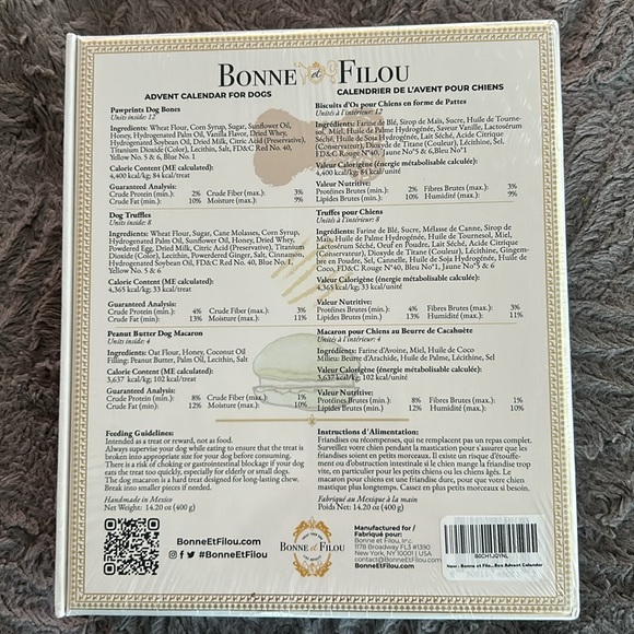 Bonne et Filou Advent Calendar for Dogs Exp 4/25 - Picture 2 of 6